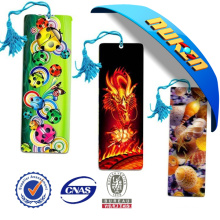 China New High Quality Lenticular 3D Bookmarks